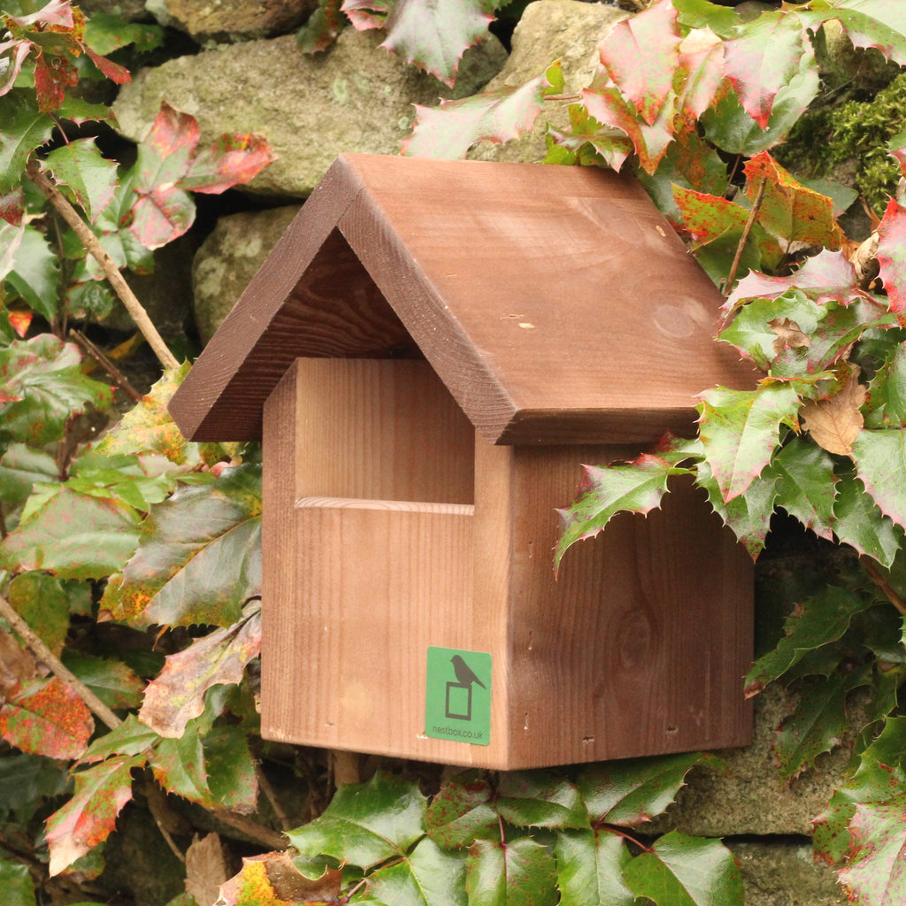 Open Fronted Apex Bird Box