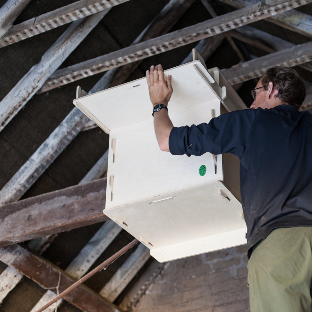 Interior Barn Owl Nest Box